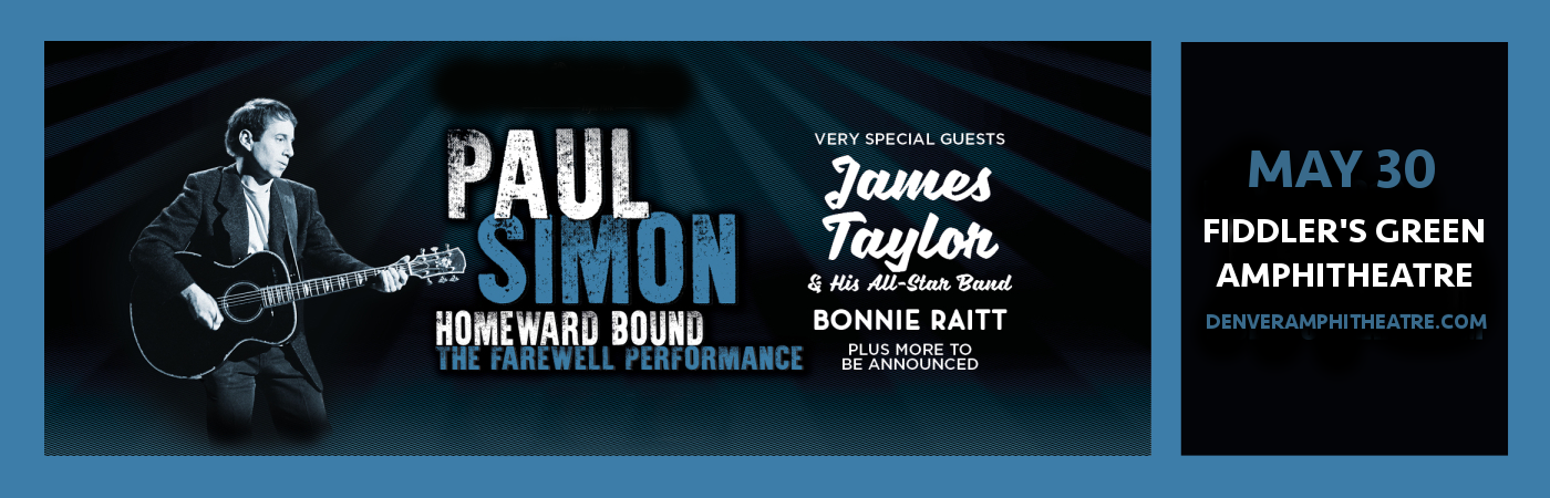 Paul Simon at Fiddlers Green Amphitheatre tickets Paul Simon at Fiddlers Green Amphitheatre