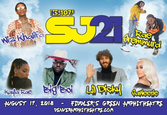 KS 107.5 Summer Jam 21: Wiz Khalifa, Rae Sremmurd & Lil Dicky at Fiddlers Green Amphitheatre