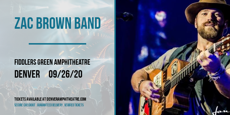 Zac Brown Band at Fiddlers Green Amphitheatre tickets Zac Brown Band at Fiddlers Green Amphitheatre