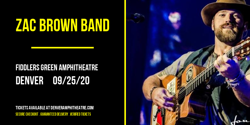 Zac Brown Band at Fiddlers Green Amphitheatre tickets Zac Brown Band at Fiddlers Green Amphitheatre