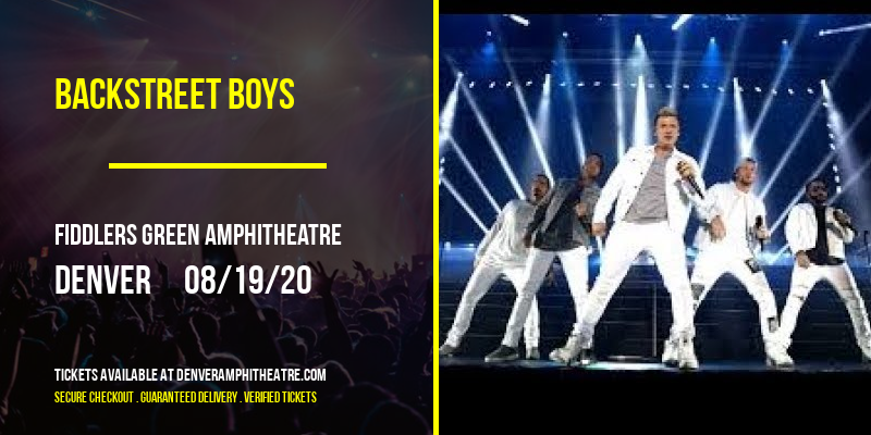 Backstreet Boys at Fiddlers Green Amphitheatre tickets Backstreet Boys at Fiddlers Green Amphitheatre