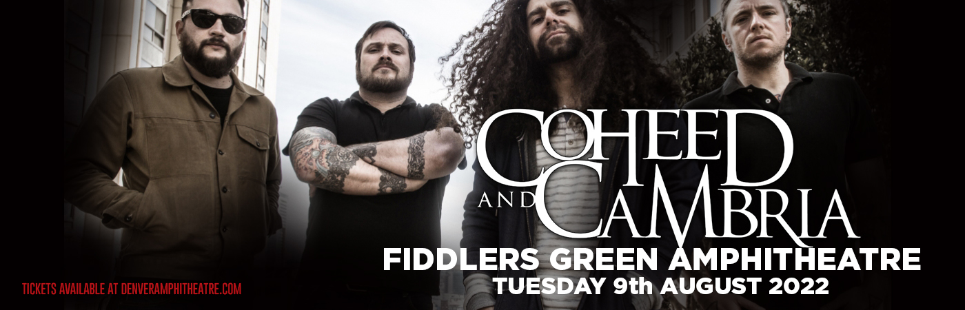 Coheed and Cambria at Fiddlers Green Amphitheatre