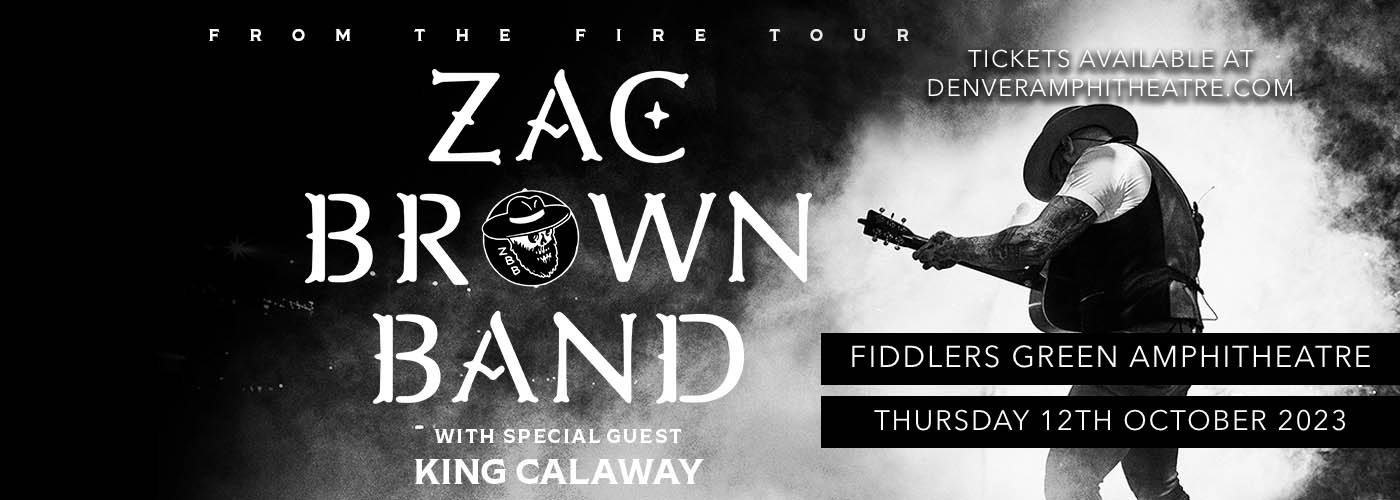 Zac Brown Band & King Calaway at Fiddlers Green Amphitheatre