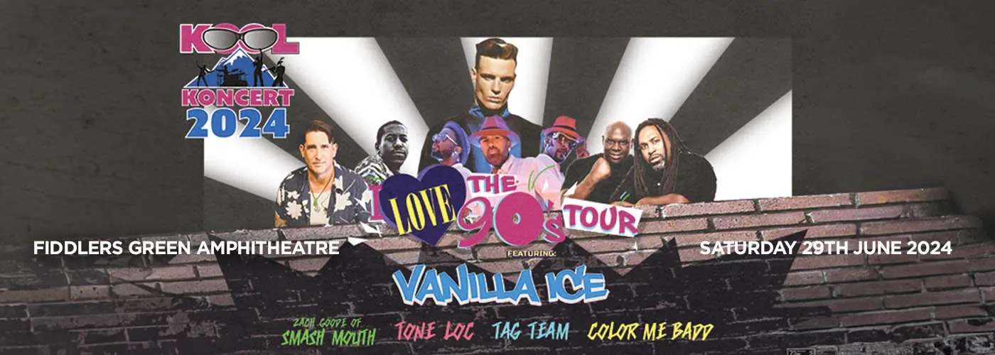 I Love The 90s: Vanilla Ice, Zach Goode, Tone Loc, Color Me Badd &amp; Tag Team