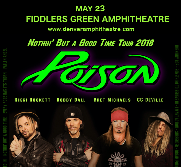 Poison & Cheap Trick at Fiddlers Green Amphitheatre