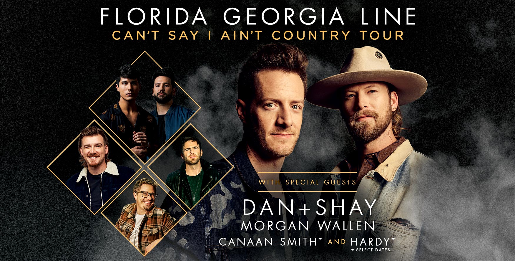 Florida Georgia Line, Dan and Shay & Morgan Wallen at Fiddlers Green Amphitheatre