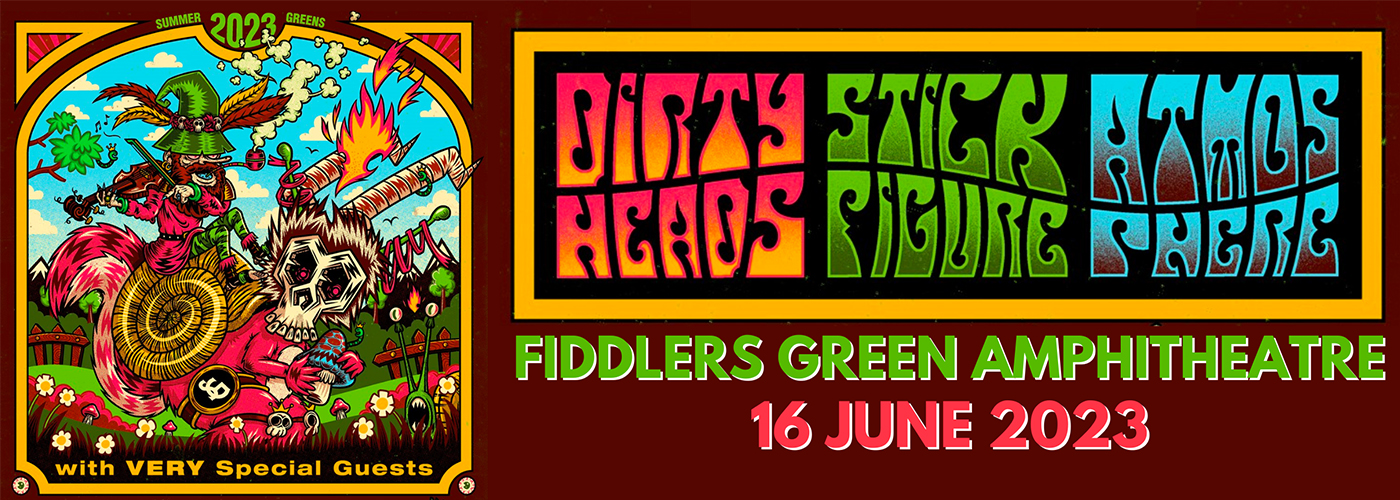 Dirty Heads, Stick Figure & Atmosphere at Fiddlers Green Amphitheatre